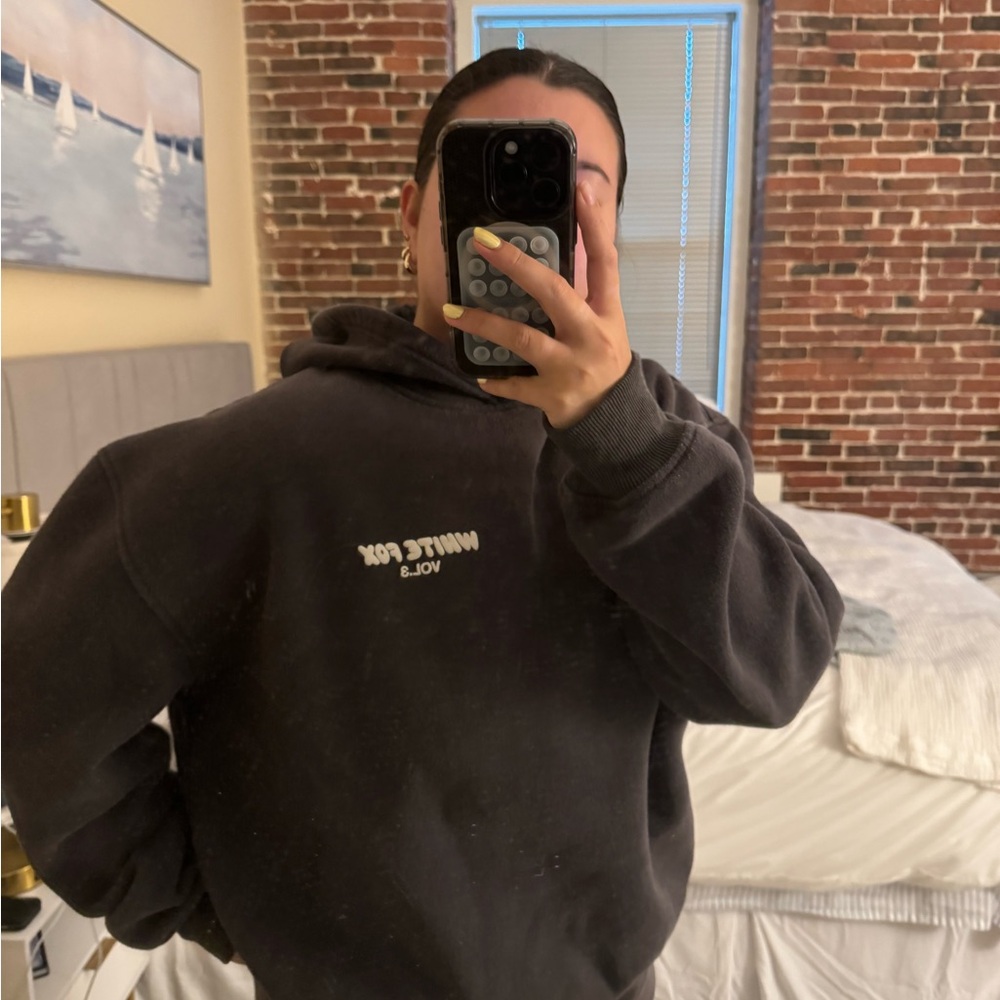 White Fox Boutique Black Sweatshirt & Hoodie Set - Picture 3 of 10